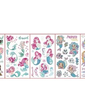 5 листов детских тату