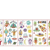 5 листов детские тату