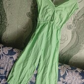 Zara, 11-12 p чистий льон! Комбінезон