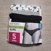 Есмара! Трикотажні жіночі труси, сліпи! 5 шт! 48/50 євро 54/56 наш! Лот 15