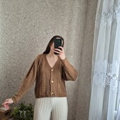 Прекрасний, Мягесенький, В'язаний кардиган, шоколад