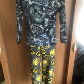Пижама, комплект, 9-10 р 140 см. xbox. дракон, в ідеалі