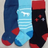 Лот 3 пари. Шкарпетки утеплена стопа з біо-бавовни Tchibo(Німеччина) розмір 19-22