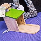 деревянная кормушка для белок zoofari дерево