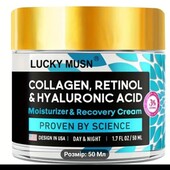 ❤️Крем с ретинолом, коллагеном и гиалуроновой кислотой 3% применения, против старения и морщин❤️