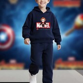 Утеплений зимовий костюм на флісі на 7-8 років