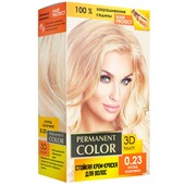 Крем-фарба для волосся «Permanent color» тон« Блонд капучино» № 0.23,120 мл