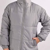 Шикарнейшая куртка евро зима , синтепон 180. Цвет серый