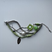 Браслет з натуральным перламутром