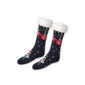 Новорічні хутряні капці - шкарпетки 43/46