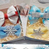 Святкові бантики для найменших модниць, на перші хвостики