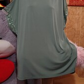 ❤️Брендовая натуральная нежно зелёная с поедками туника идеал❤️Турция.Пог134-196см.