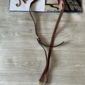 Тонкий кожаный ремешок для сумки