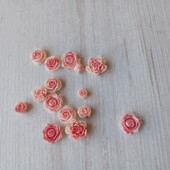 10шт троянди для декору нігтів чи рукоділля