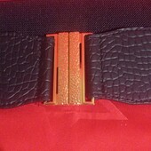 Ремень комбинированный резинка ,кожа,новий 95