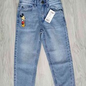 Disney брендовые стильные джинсы на девочку рост 110/116 см 
