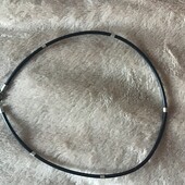 Каучуковий шнурок з сріблом 925*