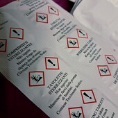 1 блистер Таблетки дезинфицирующие Fred & Flo, 56 шт. для стерилизации и обработки троклозен натрия