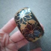 Массивный толстый браслет