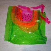 Прозора пляжна сумка-шоппер tu кавун
