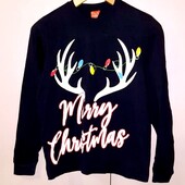 Підліткова Новорічна піжамна кофта лонгслив для хлопчика зріст від 164 см.