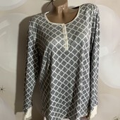 Велюровая пижамная кофта размер л/хл, состояние идеальное