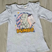 Disney брендовое новое платье двунитка на девочку рост 74/80 см