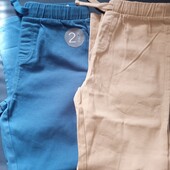 Штани бавовняні; SinSay; р.140 Лот- 1 штани на вибір