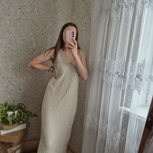 Світле, тепле плаття, широкий рубчик ❤️