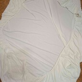 Фірмова простинь на ризинці, заміри 160 / 200