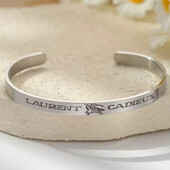 Браслет відкритий, жорсткий схожий на Laurent Cadieu. Медсталь