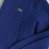Lacoste wool sweater blue супер теплый модель оверсайз