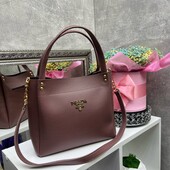 Жіноча сумка екошкіра темна пудра