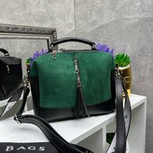 Клатч натуральна замша з широким ремнем дуже зручний