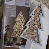 Елка декоративная Livarno Home деревянная 44,5 см, нюанс-нет подсветки