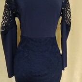 Симпатична комбінована сукня