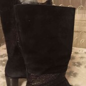 чоботи демисезонні замшеві