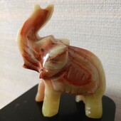 Онікс.Слоник.Статуетка.Фігурка.Камінь.