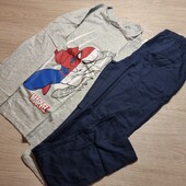 Spiderman! Трикотажная пижама для мальчика! 98/104! Лот 35