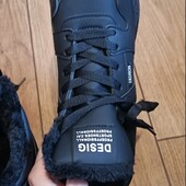 Женские кроссовки, зима, эко кожа! Густой мех! Осталось 2 пары!!