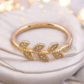 Каблучка 'Xuping' Фіаніт (позолота 18к) 087681