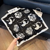 Платок стильный трендовый Искусственный шелк 70*70 см арт 51