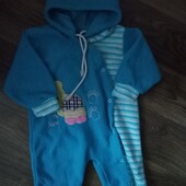 Теплый человечек комбинезон.