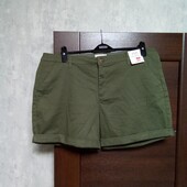 Новые брендовые коттоновые шорты р.18-20.