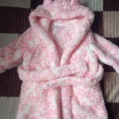 Халатик з вушками в ідеалі для дівчинки ріст 74-92