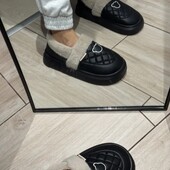 Лоферы зимние угги автоледи тёплые зимние тапочки стелька 27 см