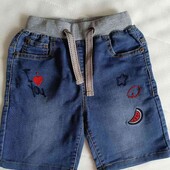 Yytz джинсовые шортики с карманами цвет синий на ребенка рост 104 см