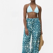 Стильні літні брюки палаццо, S