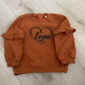 Гарний светр на дівчинку, на вік 18/24міс., зріст 86-92см