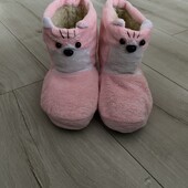 Тепленькі кімнатні сапожки на дівчинку, 16 см устілка